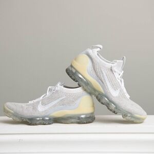 Nike Air VaporMax Fly White Womens size 7.5 Athleisure Running Shoes Sportswear